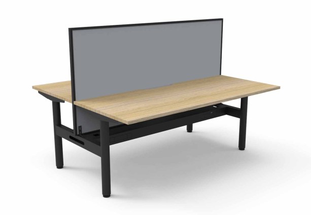 White Frame - Natural Oak Top